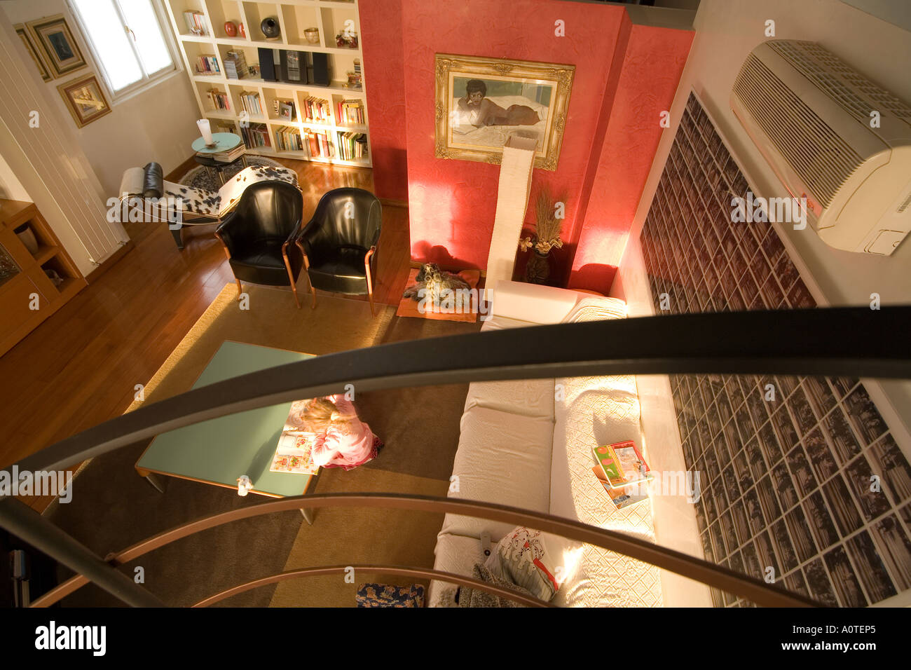 living room- Italian design furniture Stock Photo - Alamy