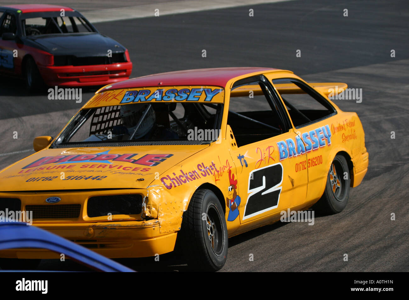 Lightning Rod Race Cars Stock Photo Alamy