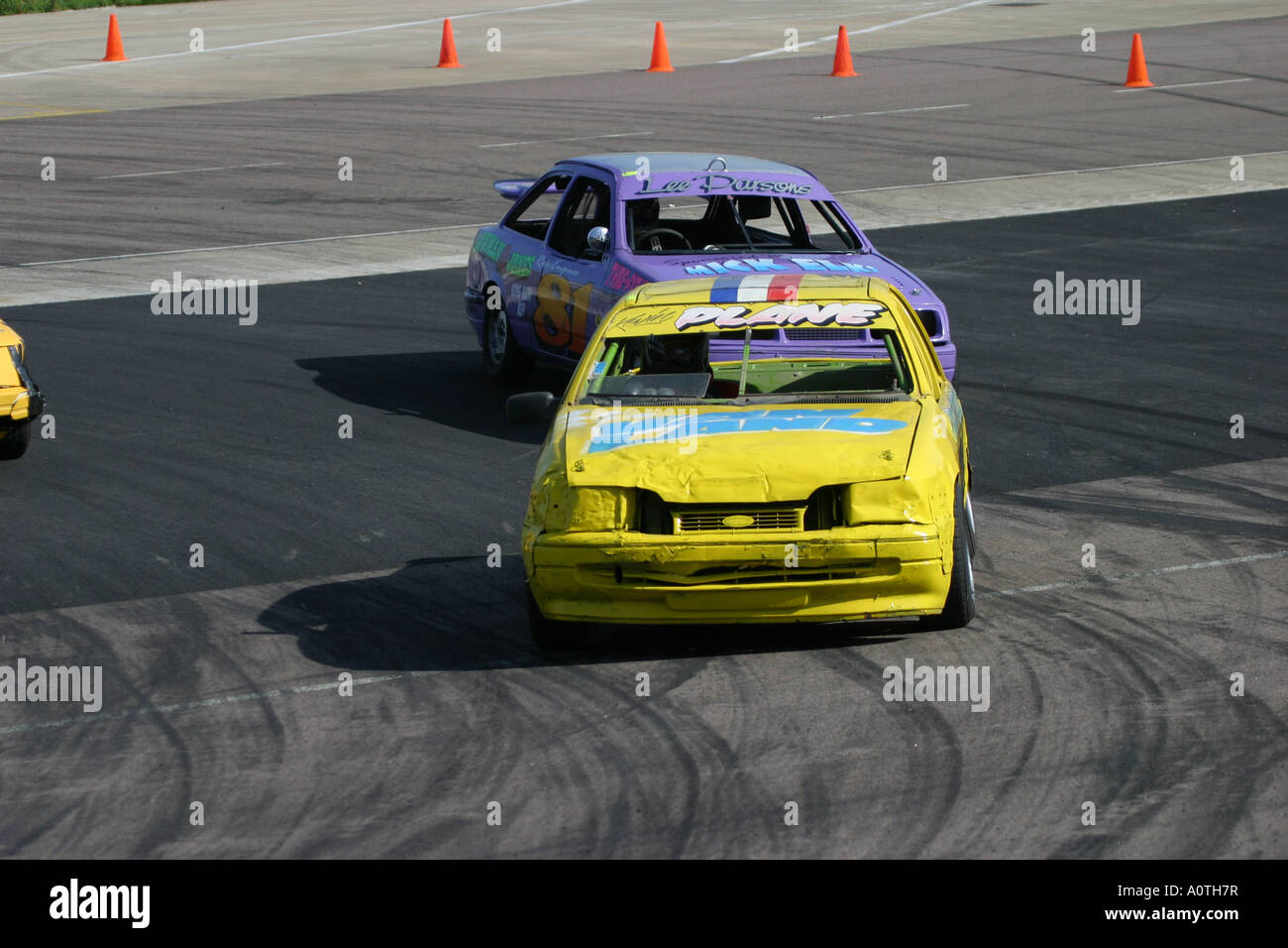 Lightning Rod Race Cars Stock Photo Alamy