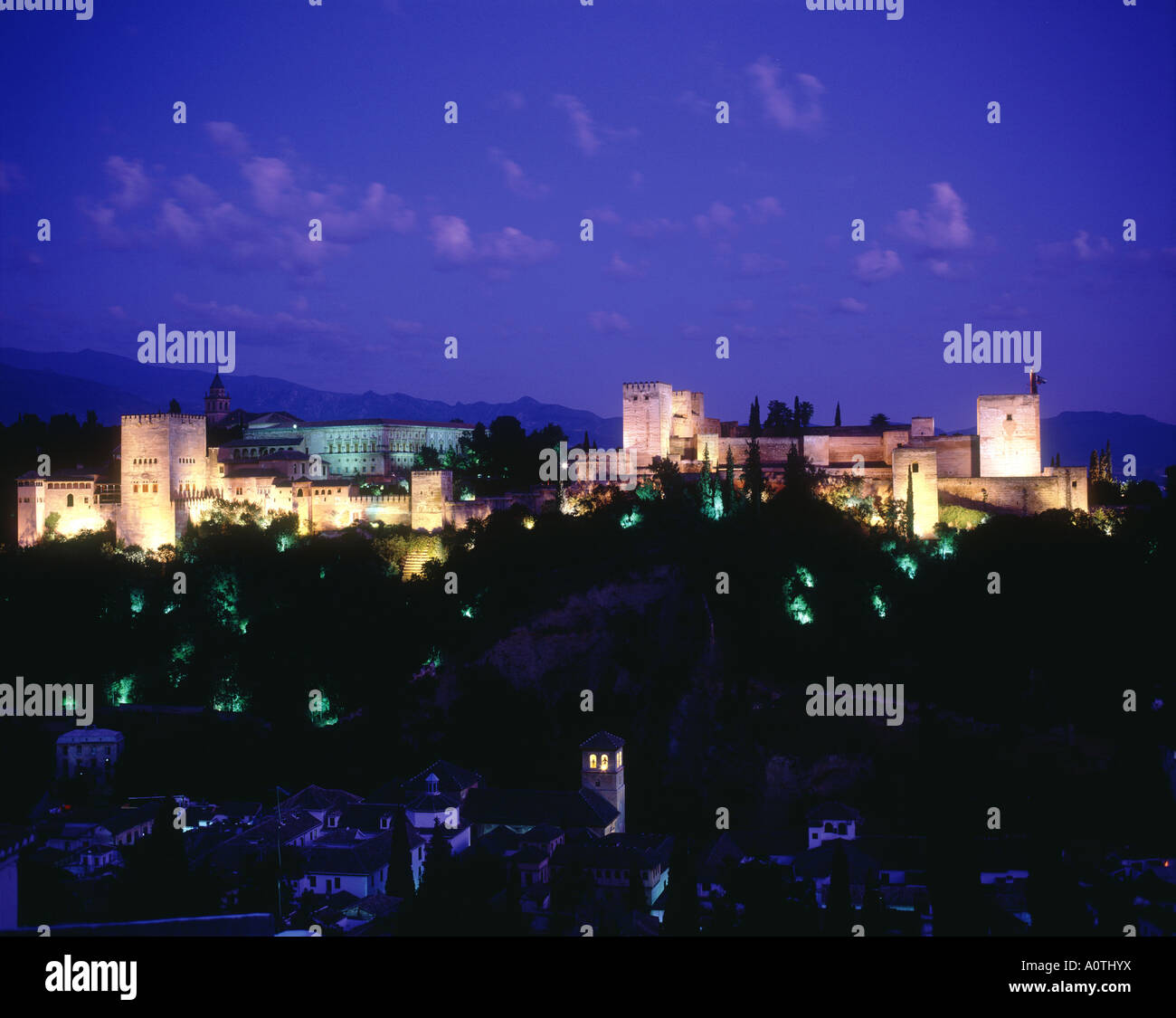 Palacio de la Alhambra World Heritage Stock Photo Alamy