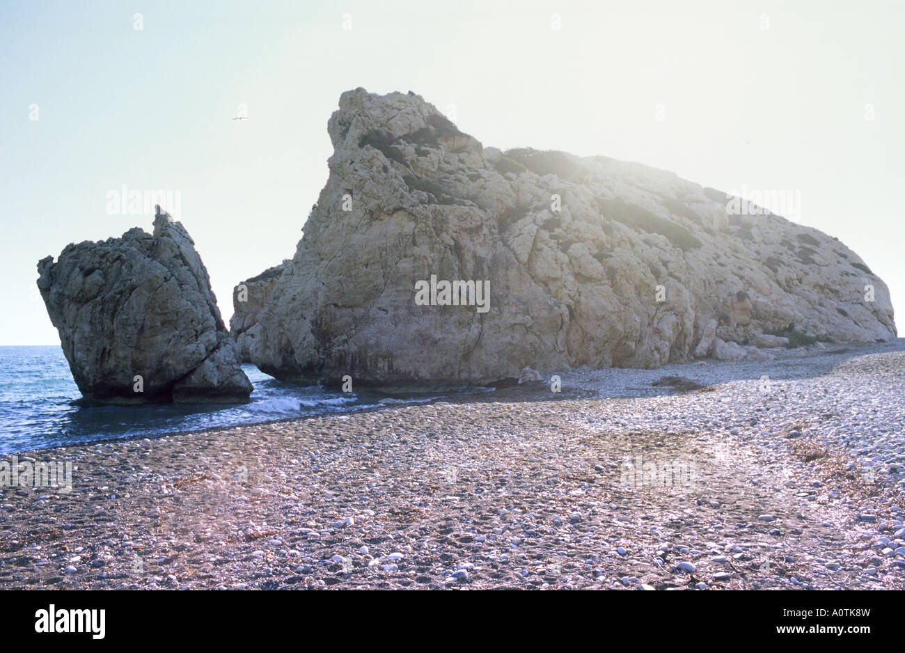 Petra tou Romiou Stock Photo Alamy