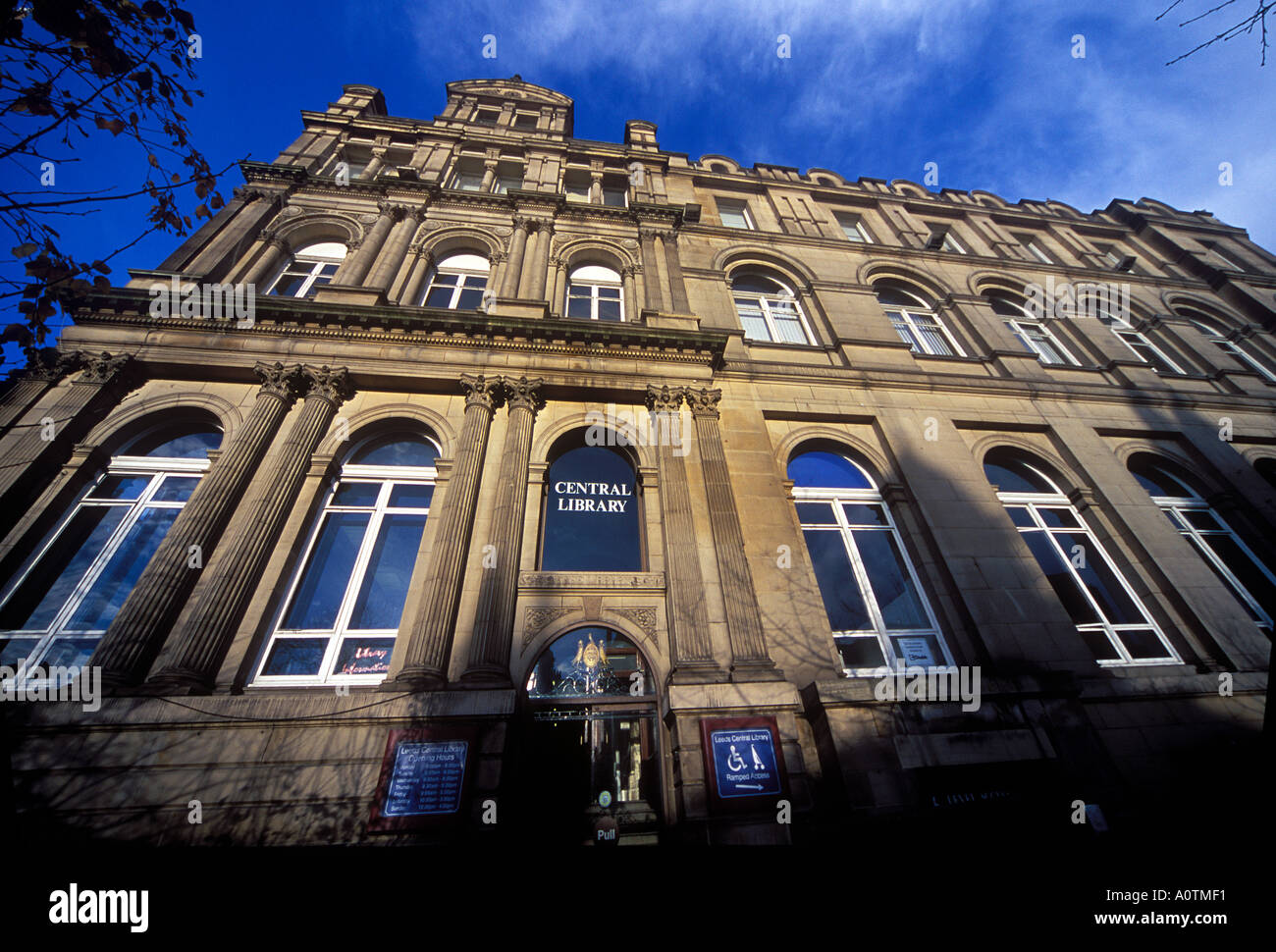 Leeds Central Library Leeds Yorkshire UK Stock Photo Alamy
