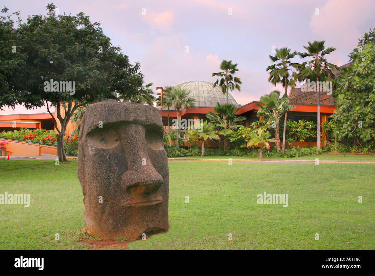 Bishop Museum Honolulu Oahu Hawaii Stock Photo