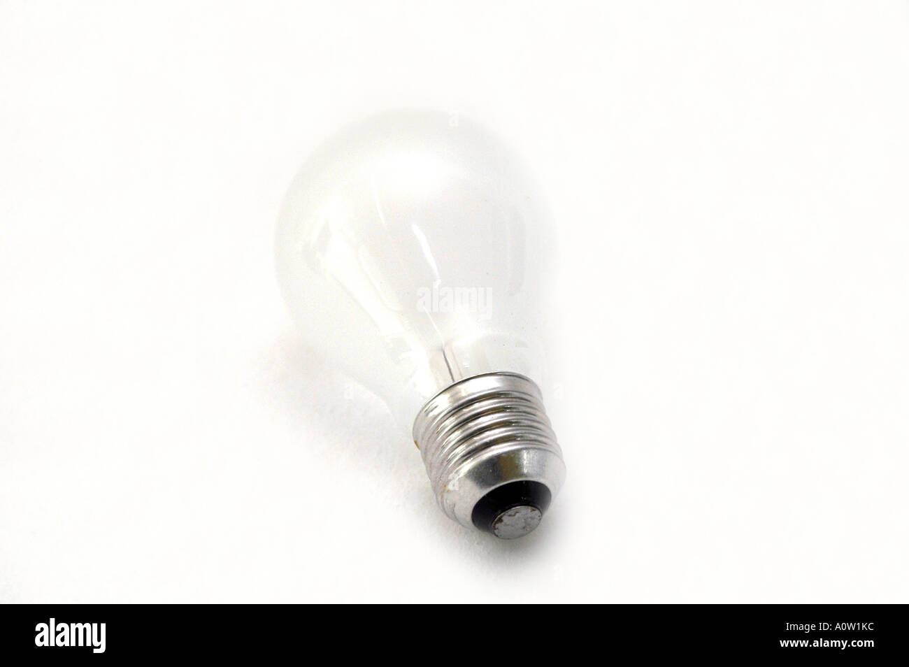 A Screw fitting Lightbulb Stock Photo