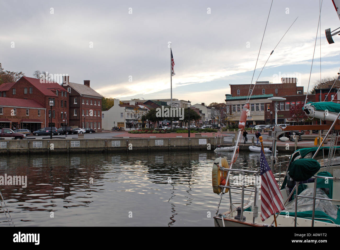 Annapolis dock and waterfront, Annapolis, Maryland Stock Photo Alamy