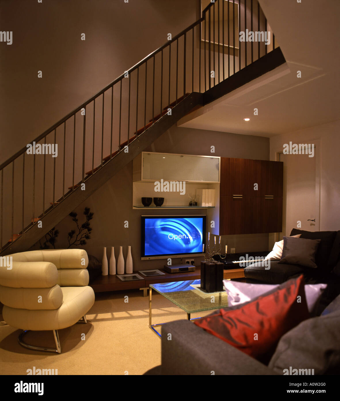 A contemporary interior. Picture by Paddy McGuinness paddymcguinness Stock Photo