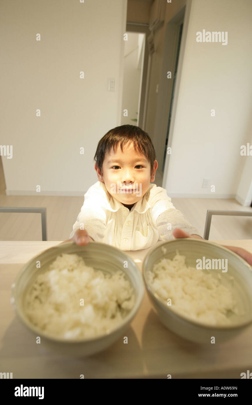 Eating rice 4 5 years hi-res stock photography and images - Alamy
