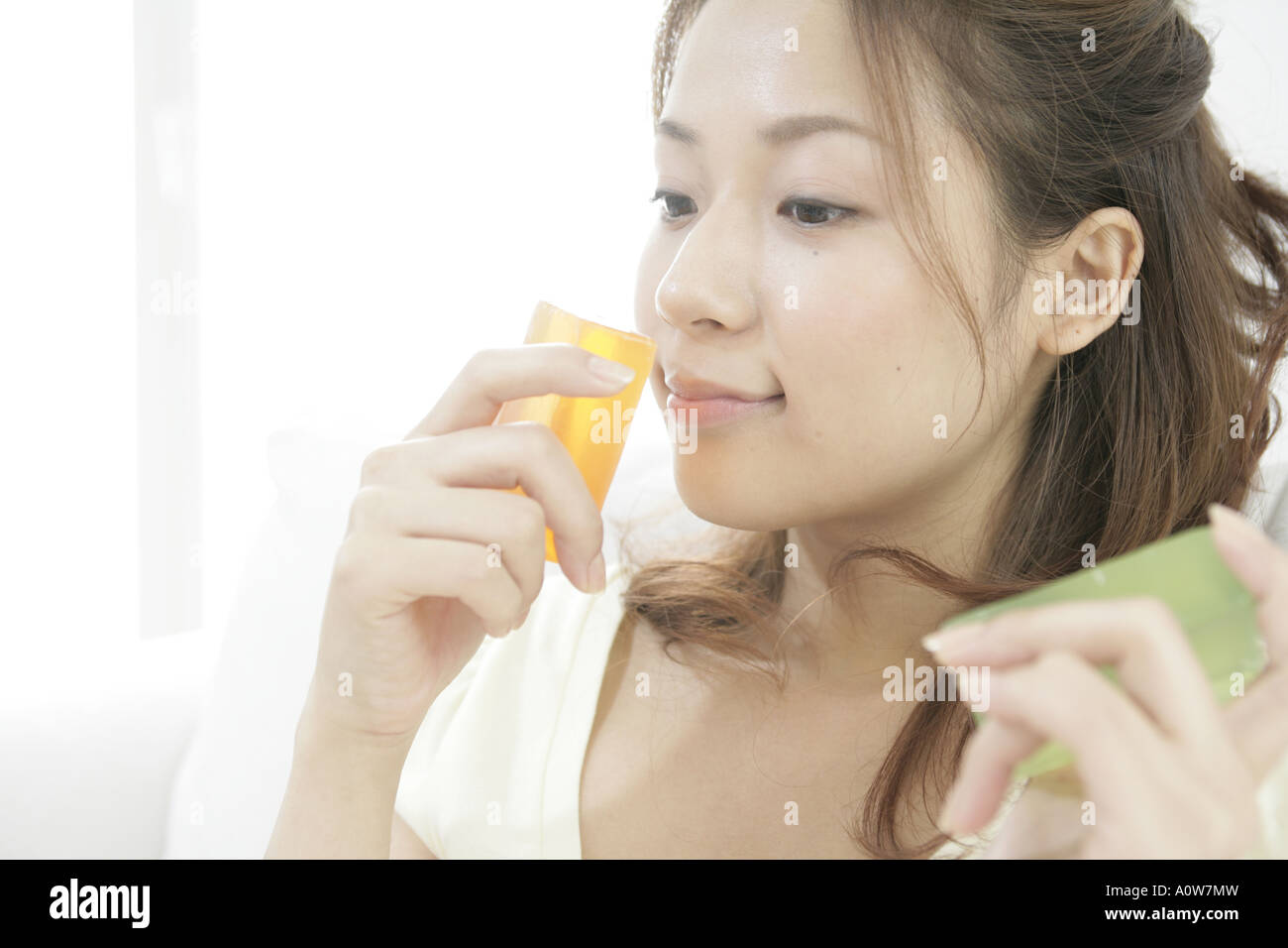 Close up woman holding bar soap hi-res stock photography and images - Alamy