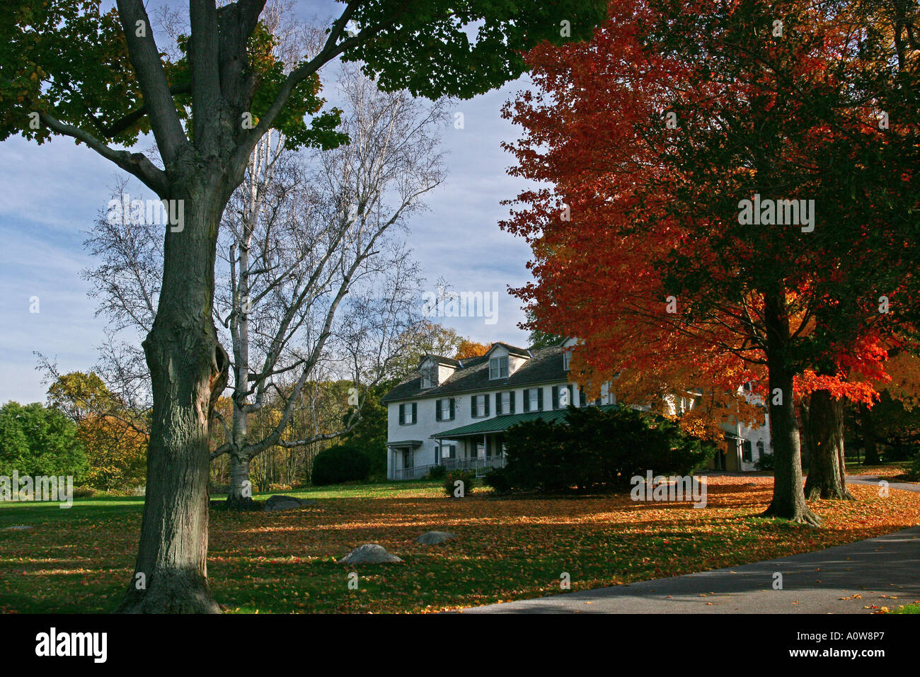 HISTORIC SPRINGTON MANOR FARM MANSION Stock Photo Alamy