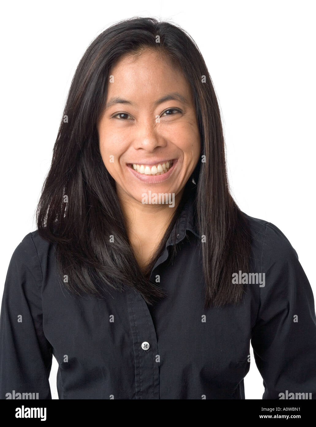 Portrait Asian American Woman Stock Photo - Alamy