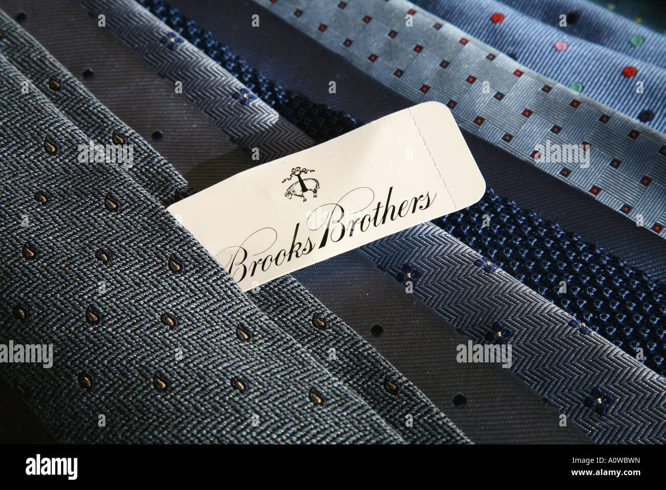 Brooks Brothers ties shop London UK Stock Photo Alamy
