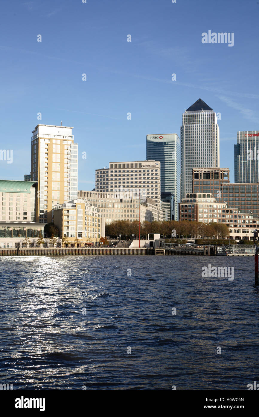 Docklands and Canary Wharf Buildings Stock Photo - Alamy