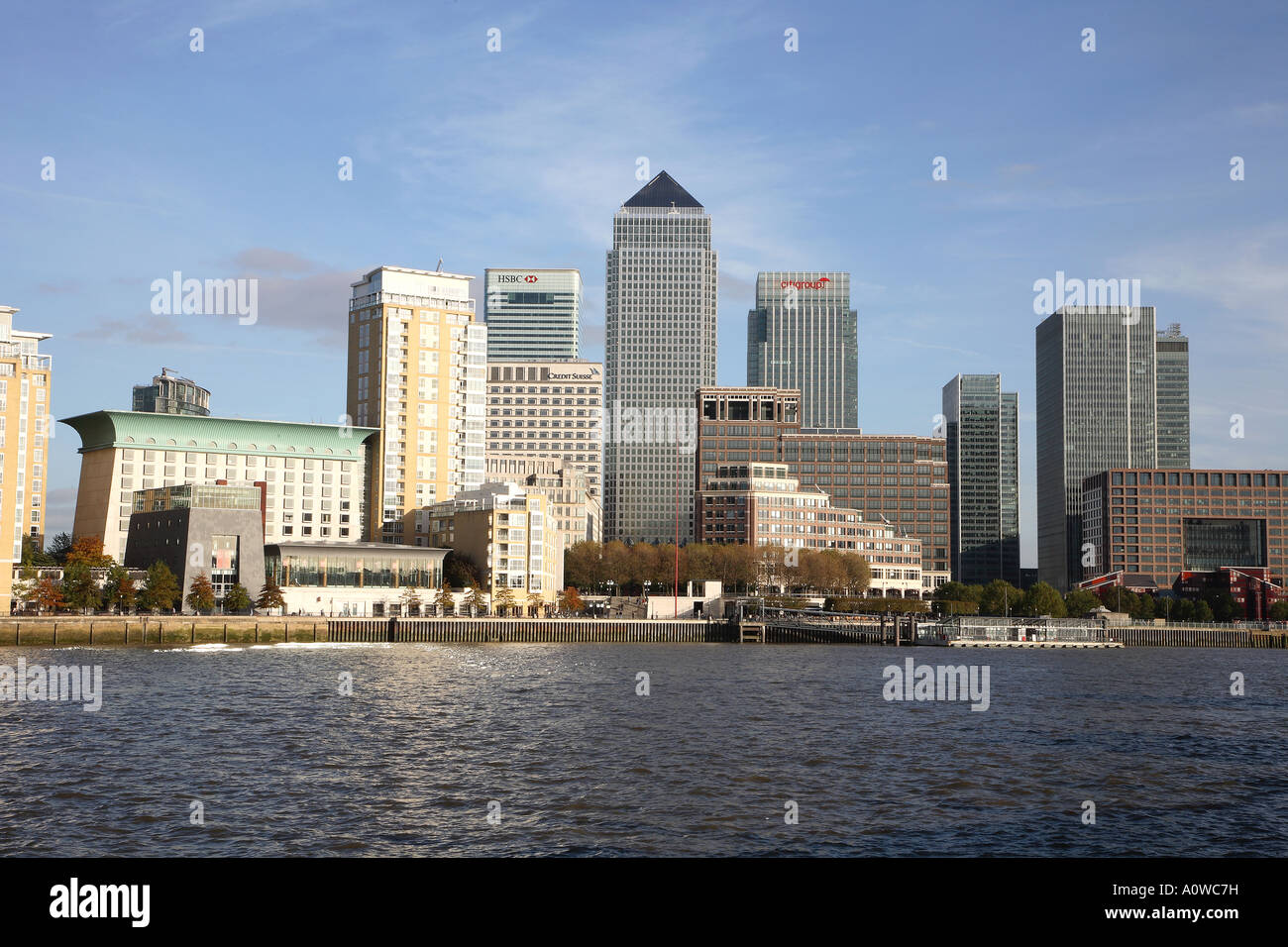 Docklands and Canary Wharf Stock Photo - Alamy