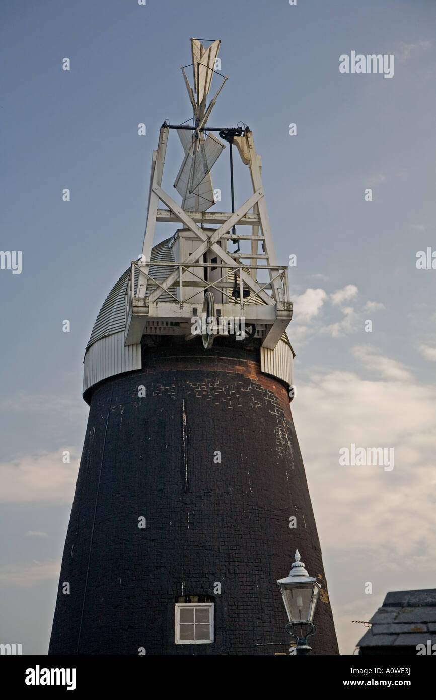 Bardwell Windmill, Bardwell, Suffolk. Stock Photo