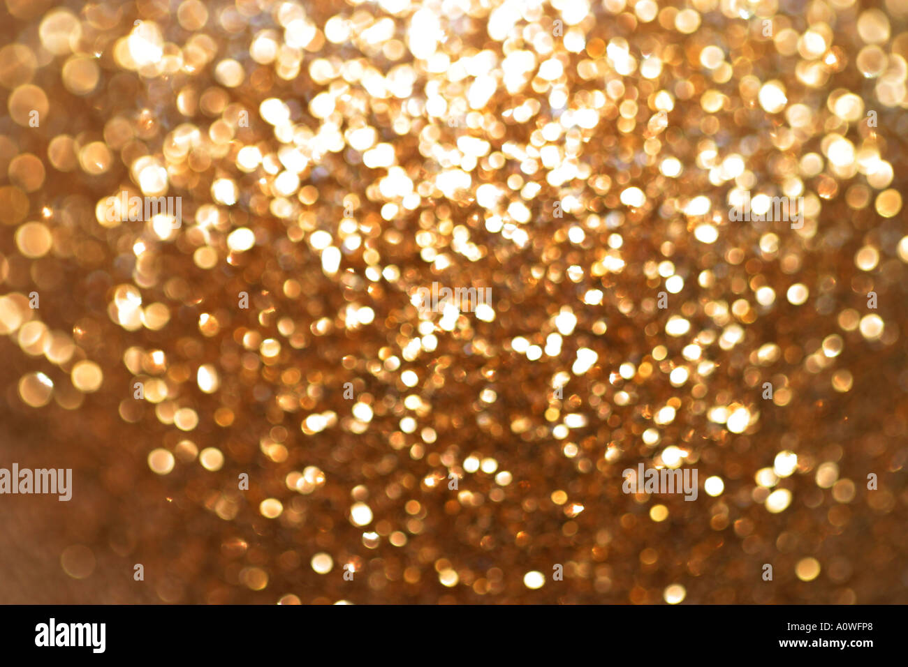 Gold christmas xmas bauble decoration Stock Photo