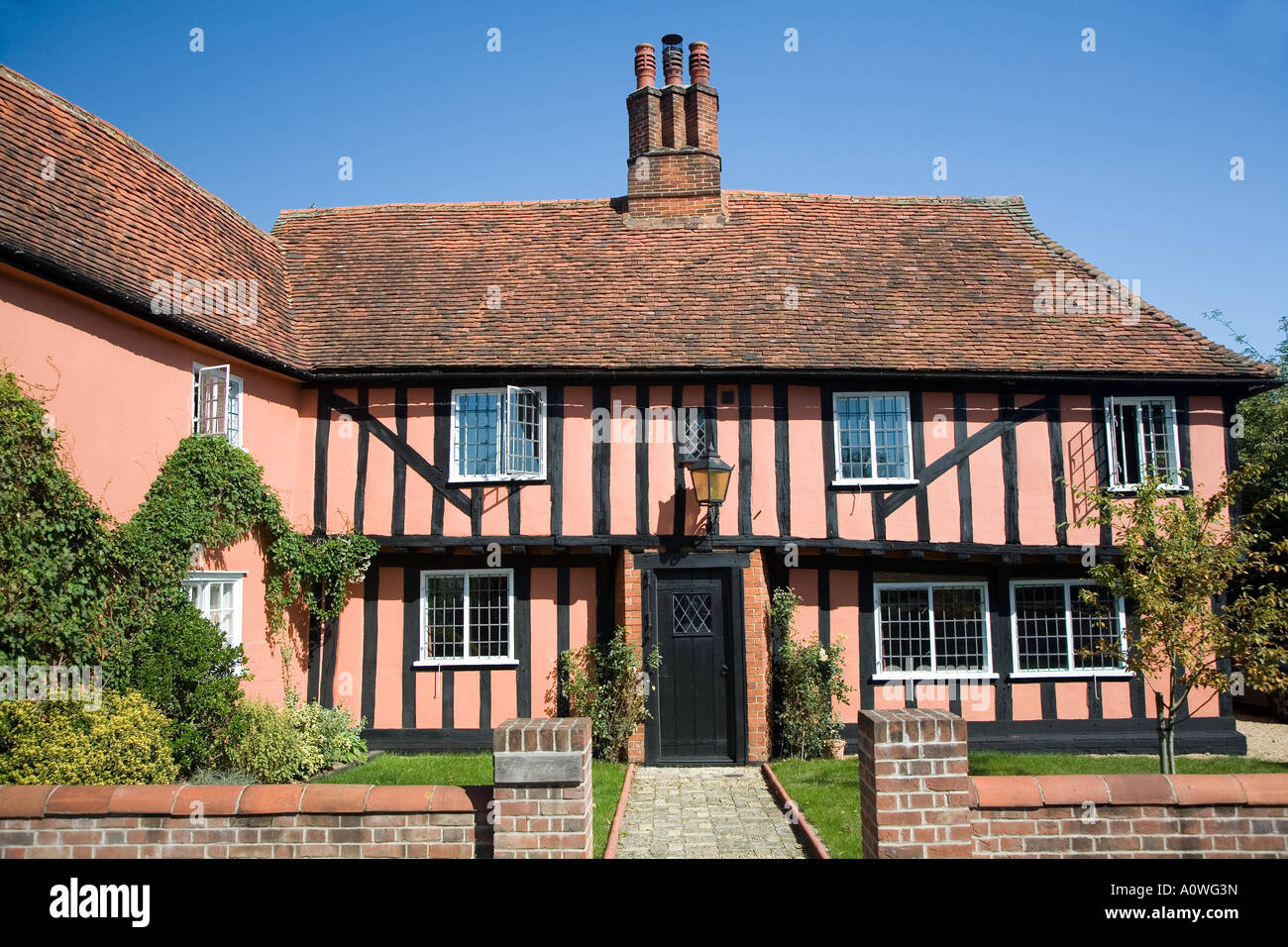 Timber framed house, Stoke by Nayland Suffolk Stock Photo Alamy