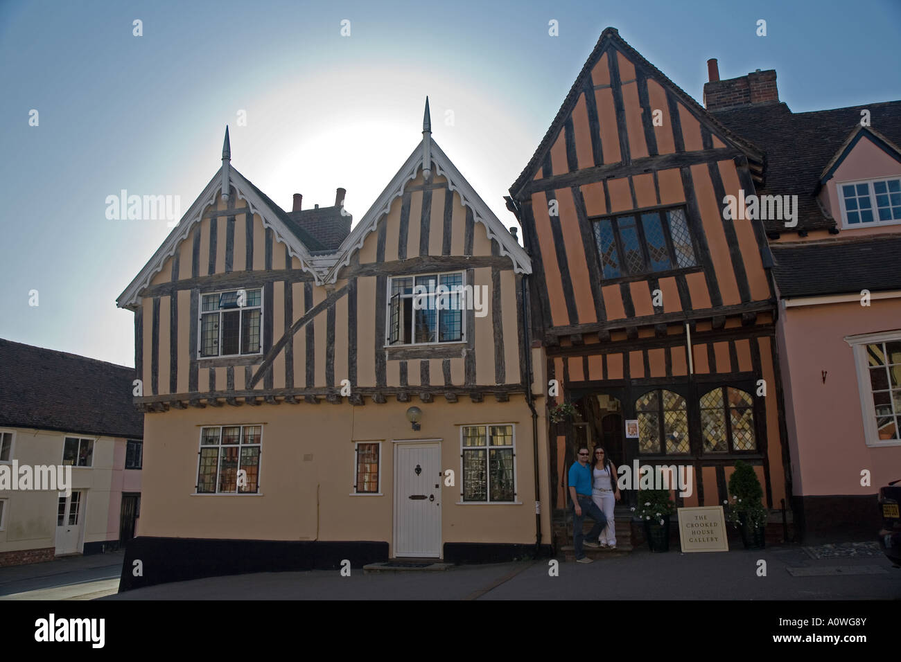Crooked House, Lavenham, Suffolk Stock Photo Alamy