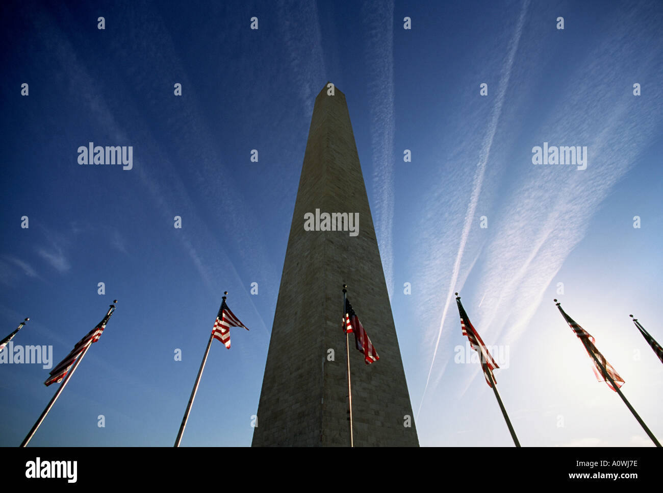 Washington Monument Washington DC Stock Photo