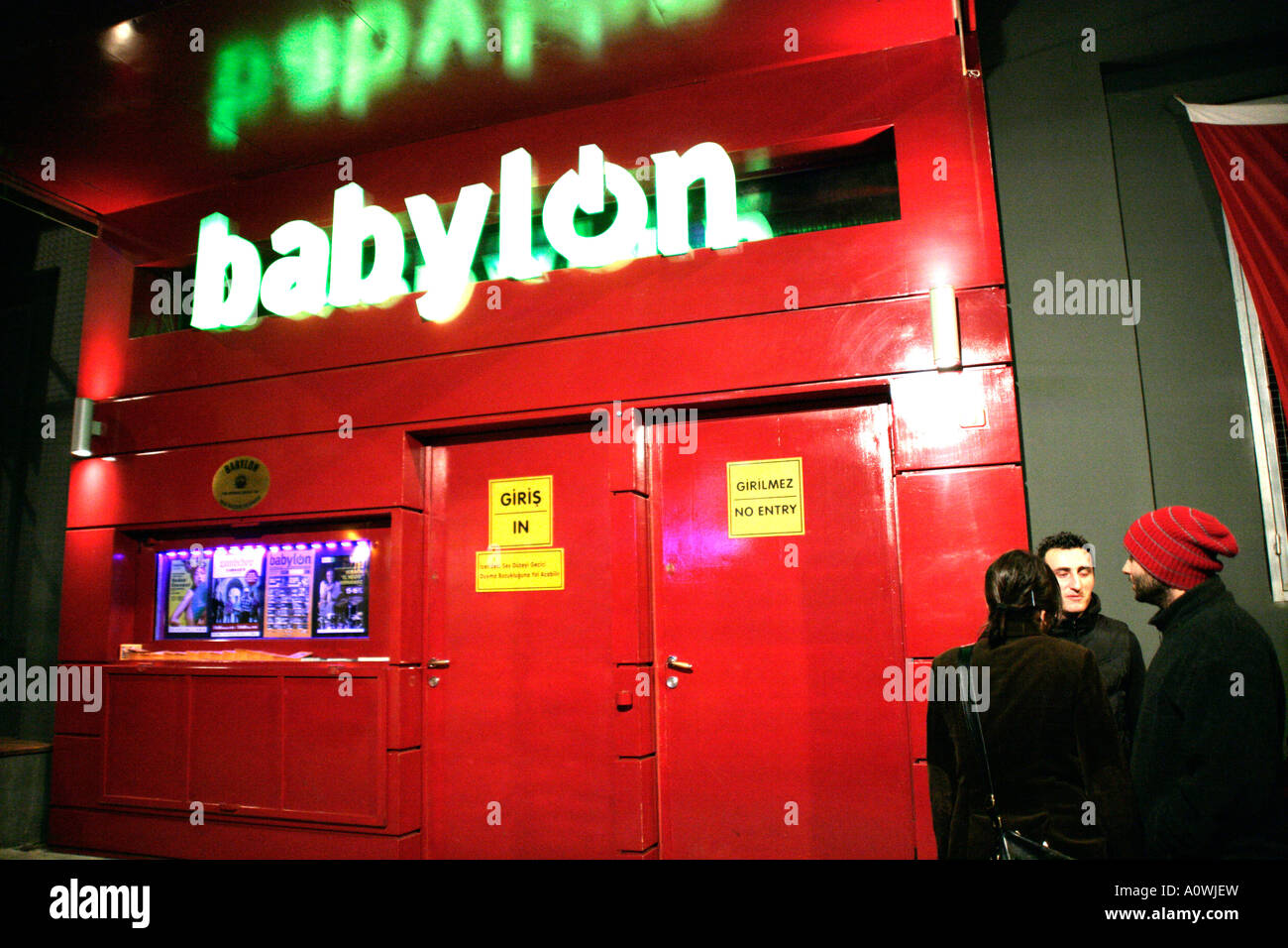 BABYLON MUSIC VENUE, BEYOGLU, ISTANBUL, TURKEY Stock Photo