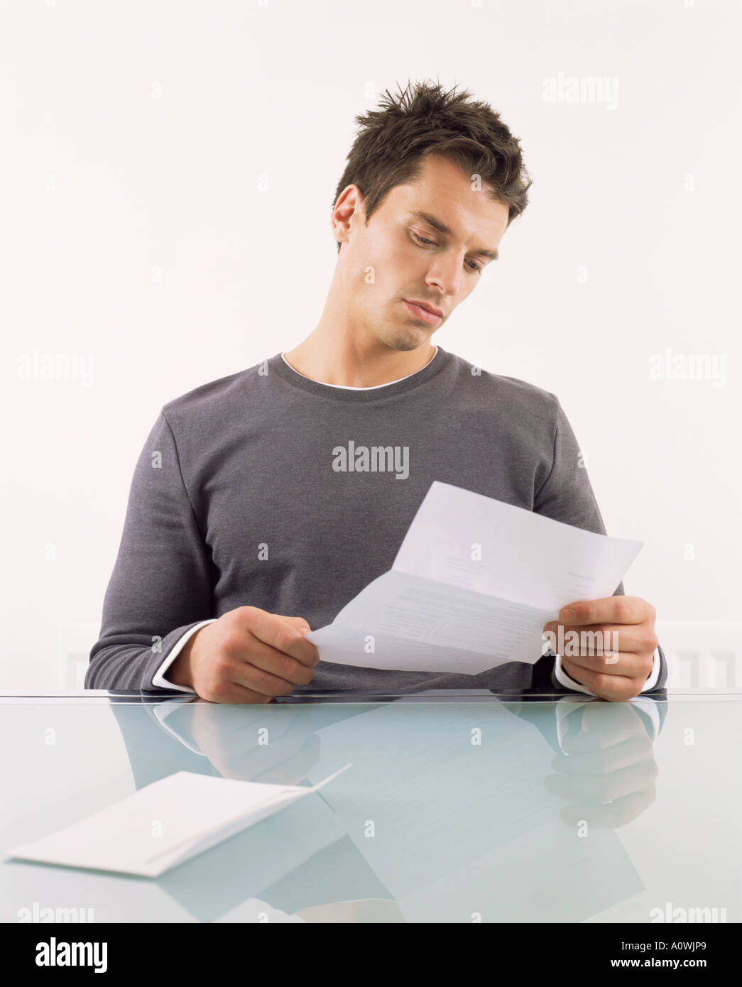 Dr. Poop reading a letter