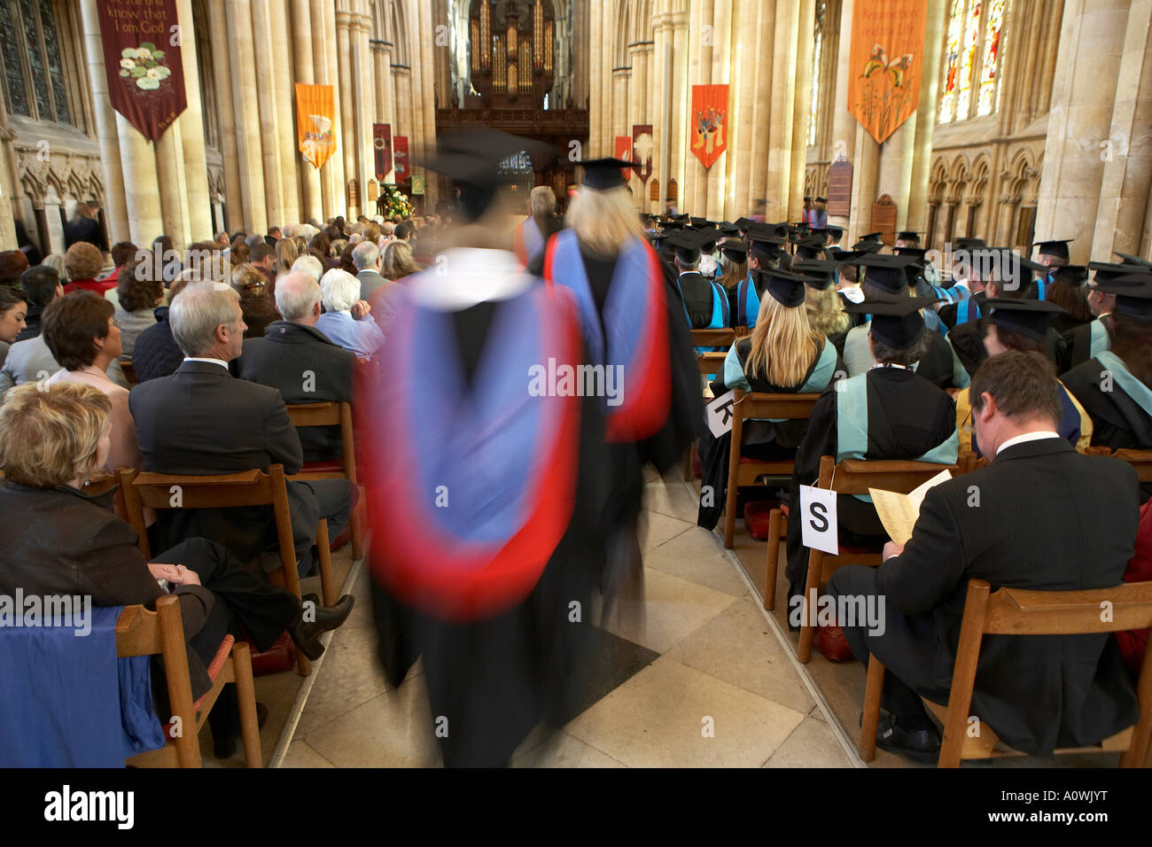 Students graduation ceremony, UK Stock Photo - Alamy