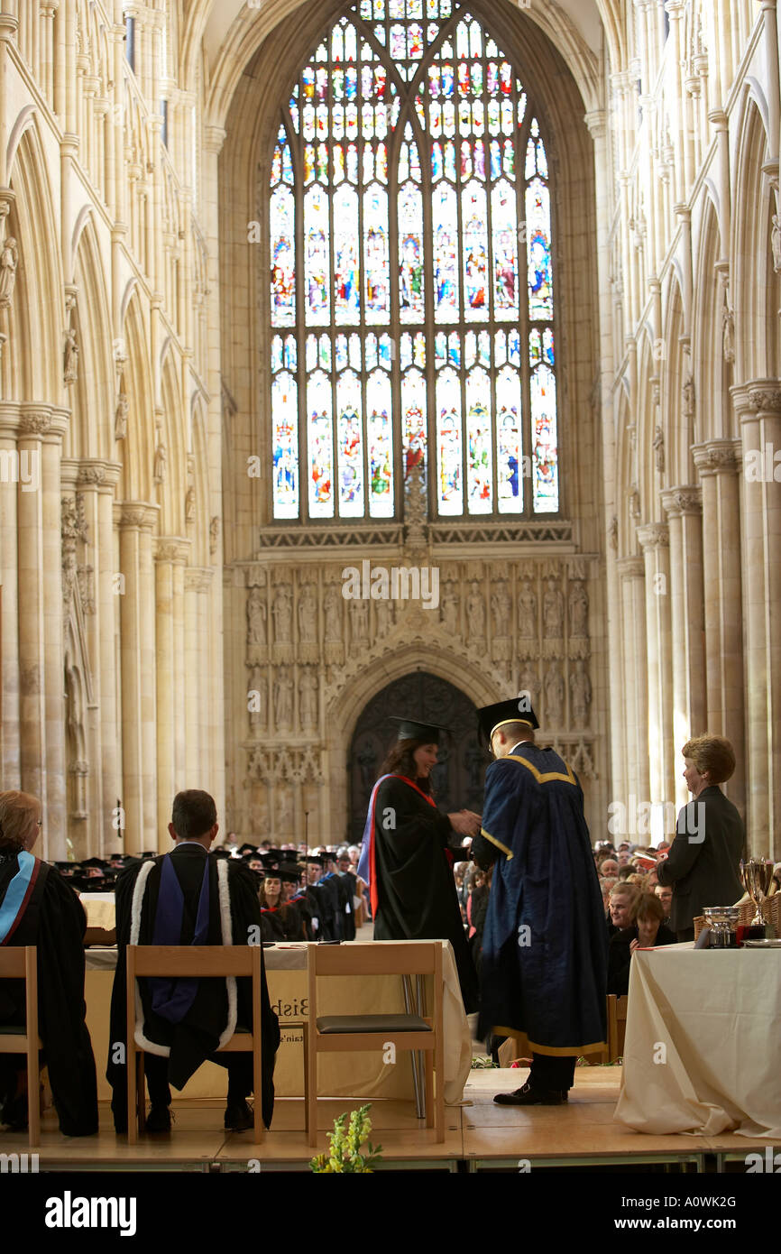Students graduation ceremony, UK Stock Photo Alamy