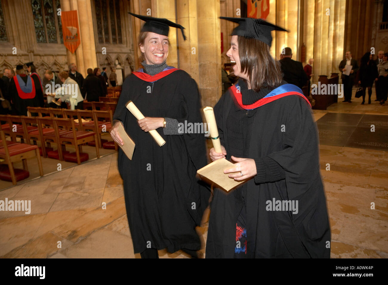Students graduation ceremony, UK Stock Photo - Alamy