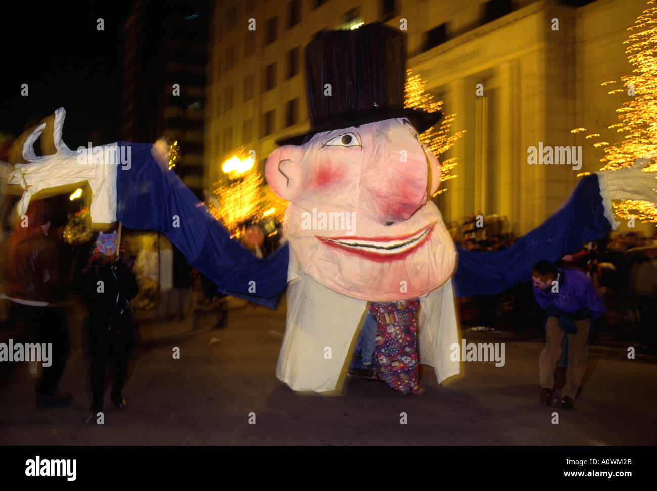First Night New Years Eve parade in Boston Stock Photo Alamy