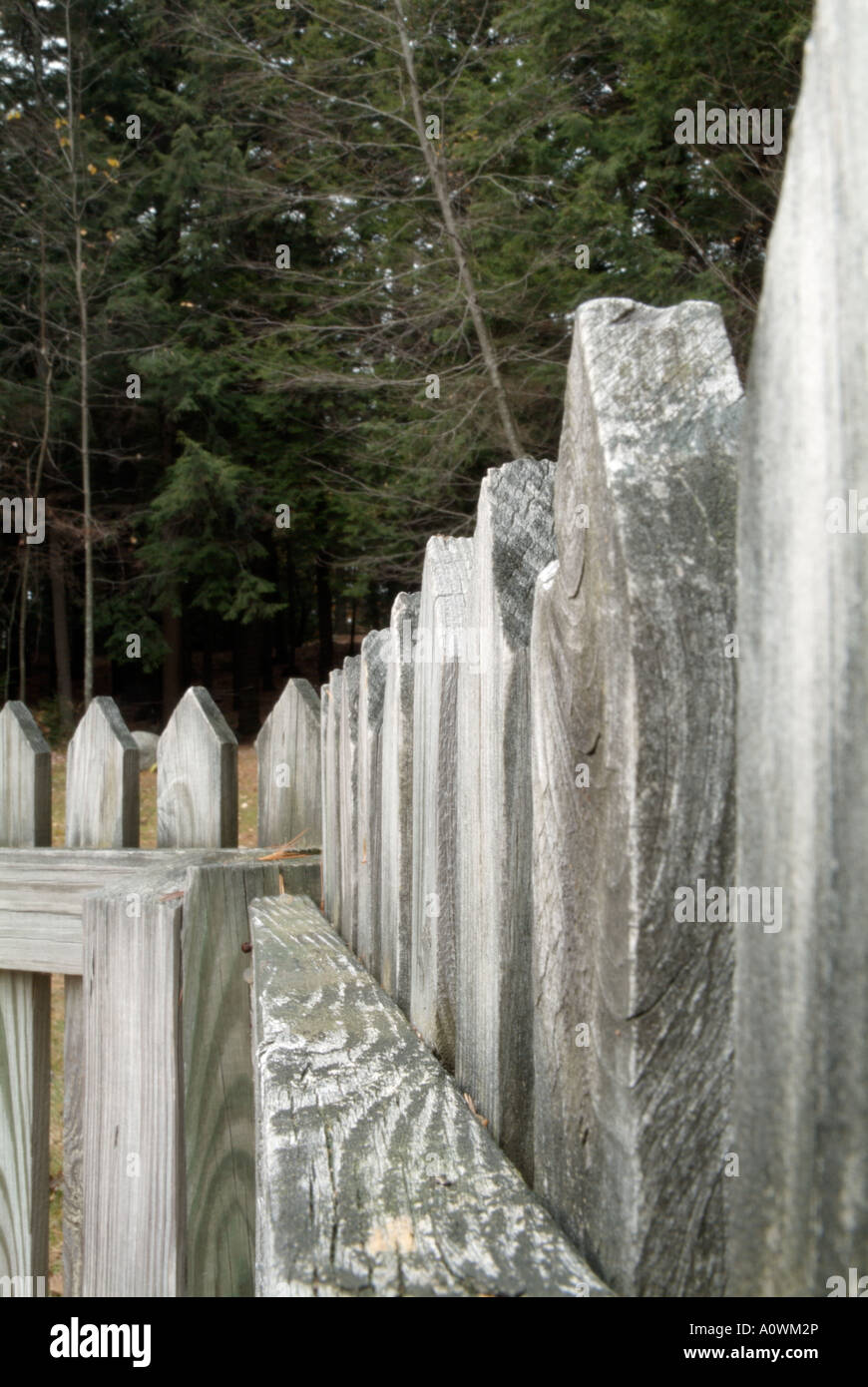 Old Wooden Fence Stock Photo - Alamy