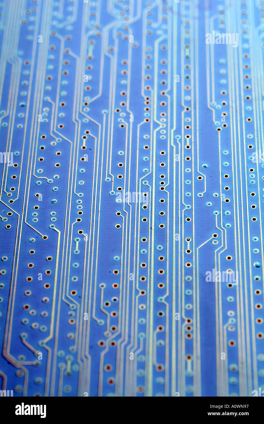 Computer Circuit Board Stock Photo