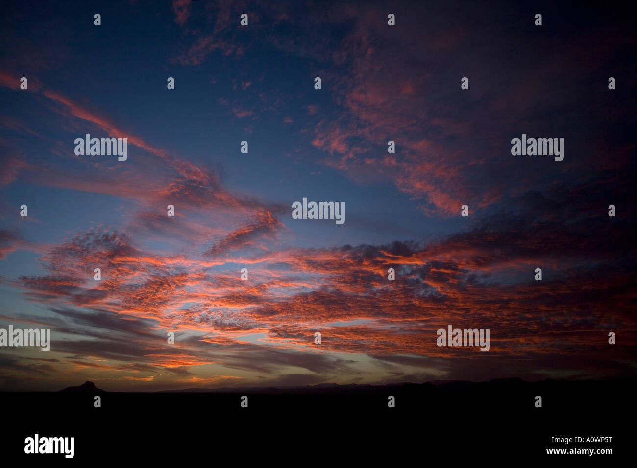 Sunset clouds in the sky background Stock Photo - Alamy