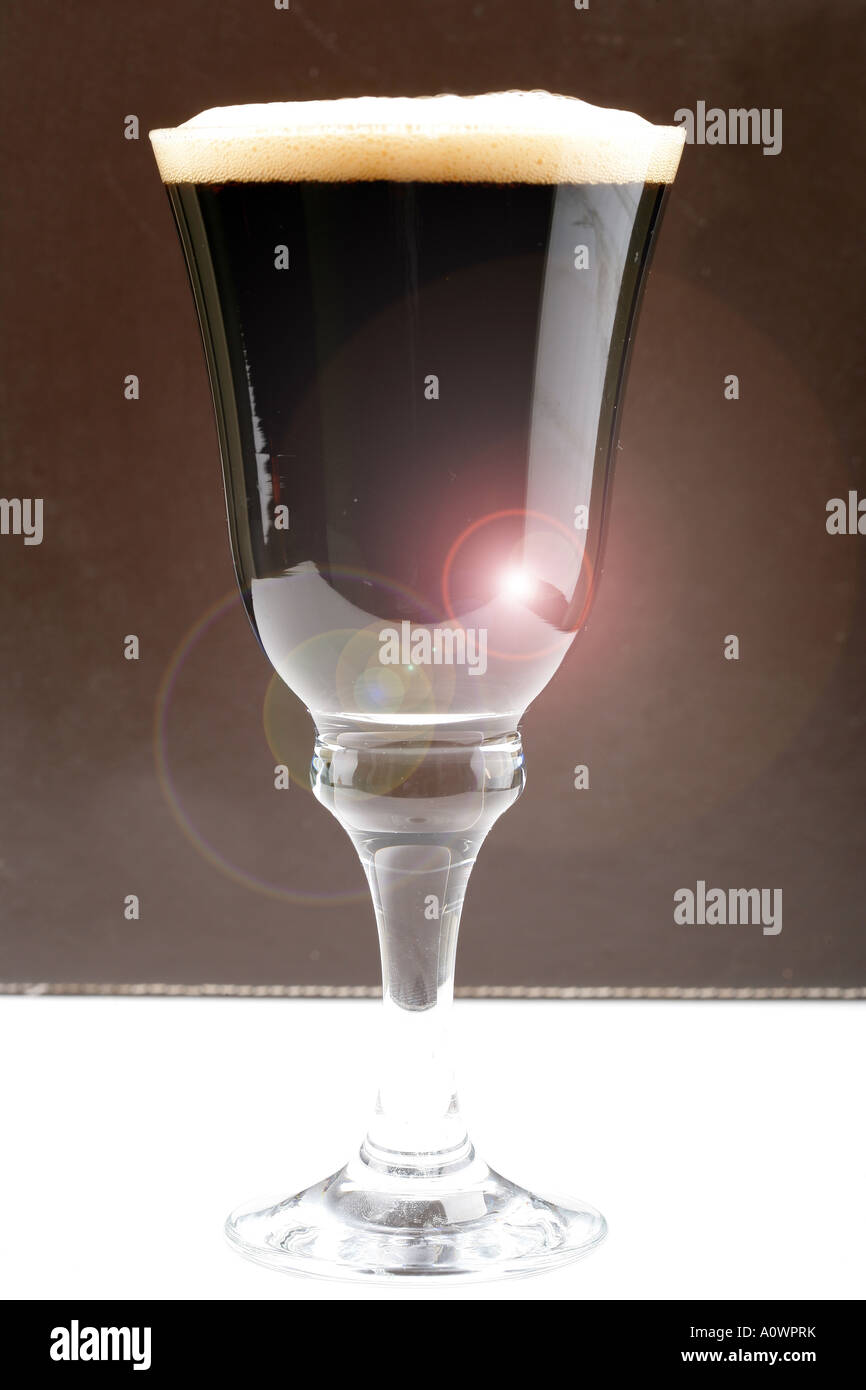 Glass of Irish Beer Stock Photo - Alamy