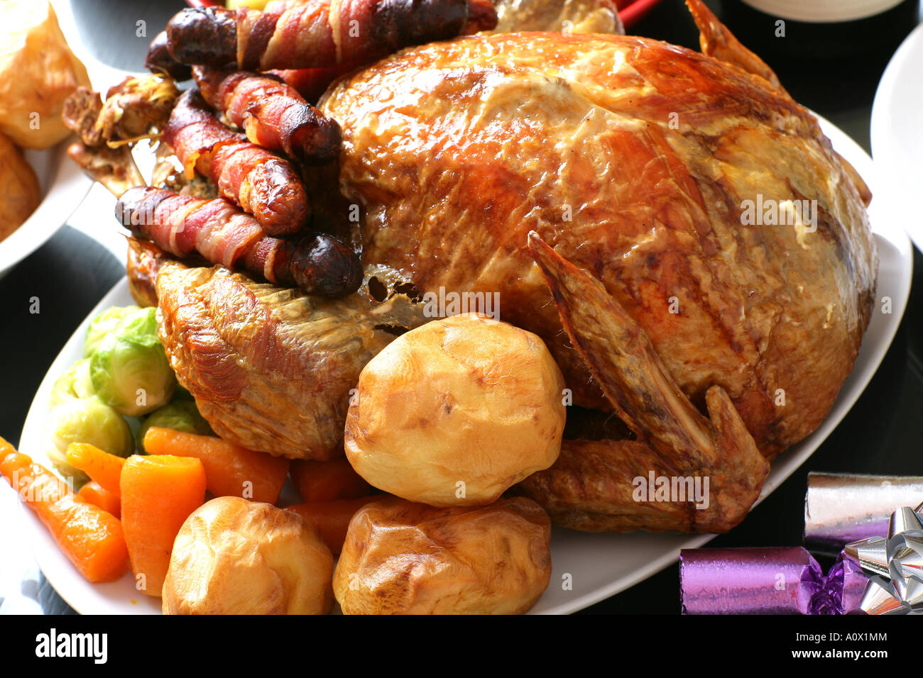 Christmas Dinner Turkey Pudding High Resolution Stock Photography And Images Alamy