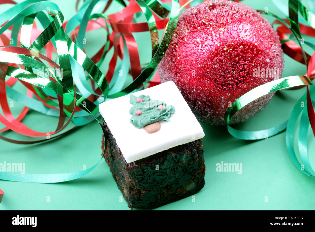Christmas Cakes Stock Photo