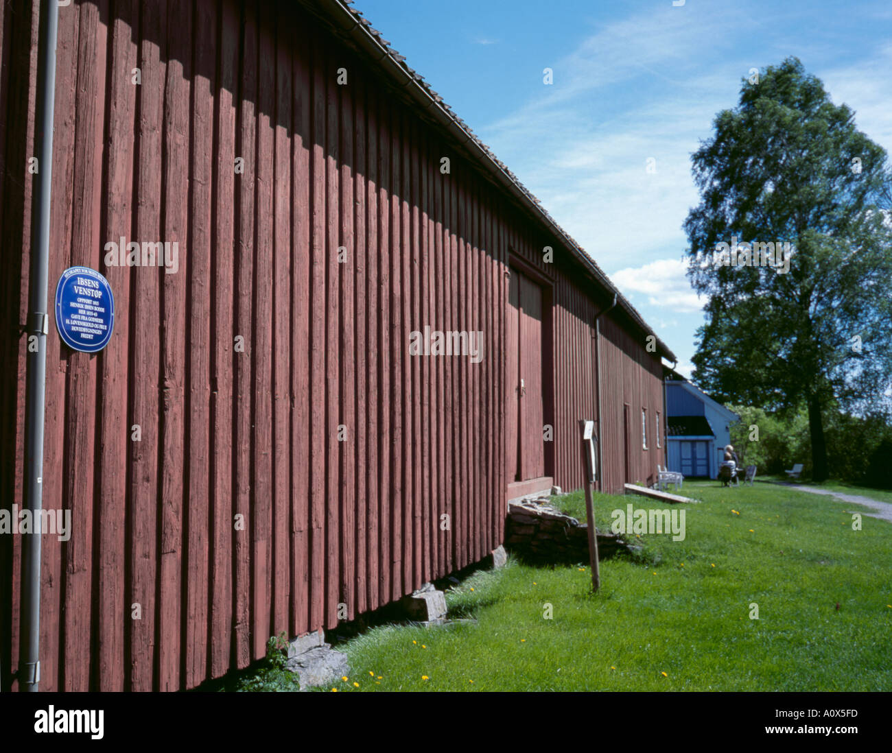 Ibsen's Venstøp (childhood home), Skien, Telemark, Norway. Stock Photo