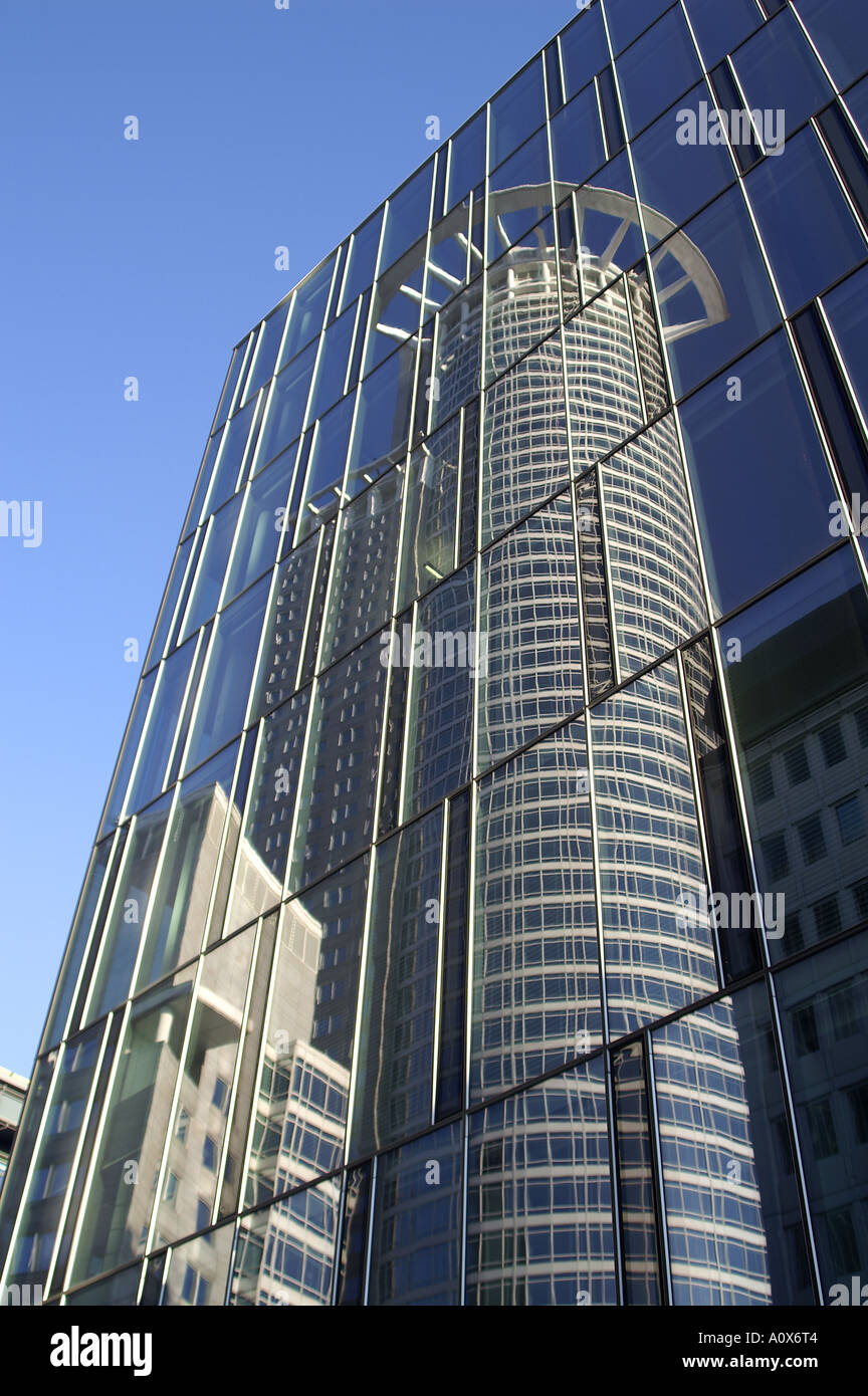DZ Bank Reflection Frankfurt Germany Stock Photo - Alamy