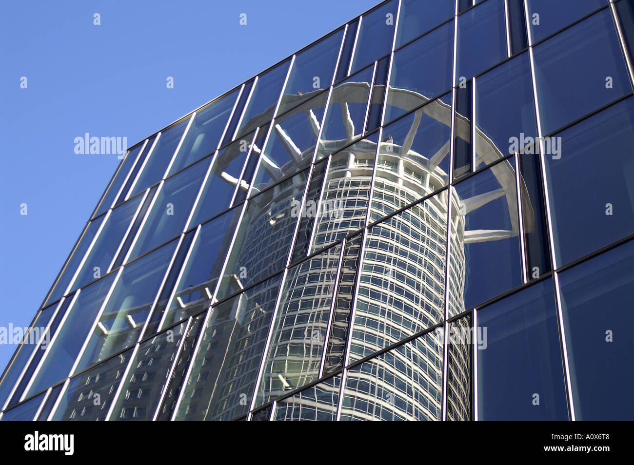 DZ Bank Reflection Frankfurt Germany Stock Photo - Alamy