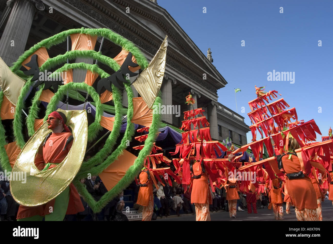 St Patrick s Day Parade celebrations Dublin Republic of Ireland Eire Europe Stock Photo