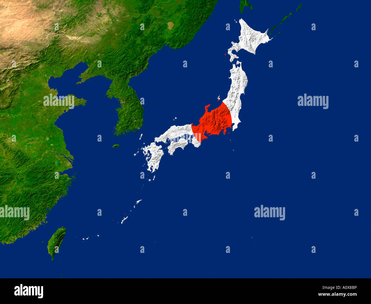Sasebo Japan Map