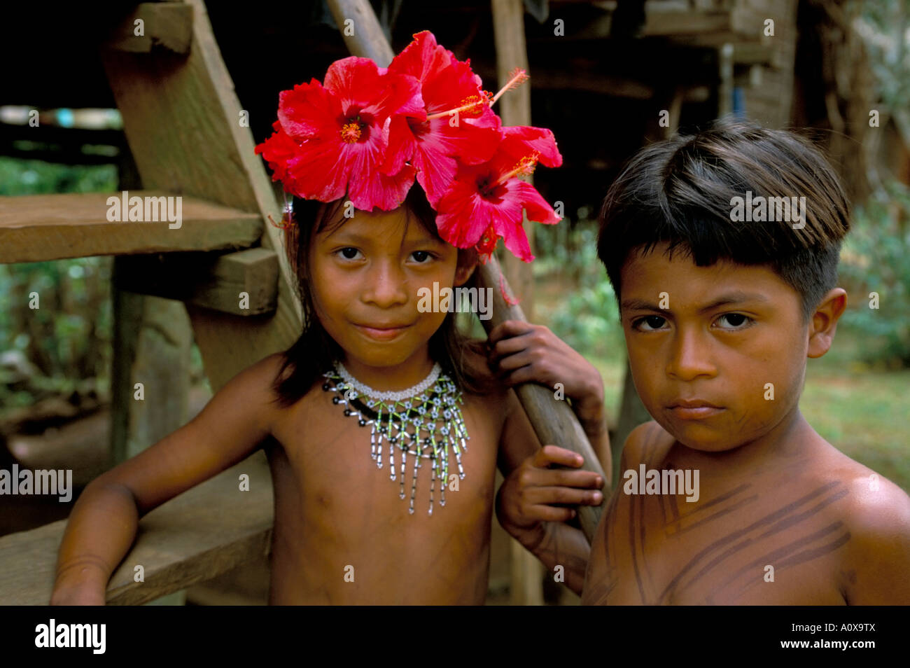Embera Indian Family