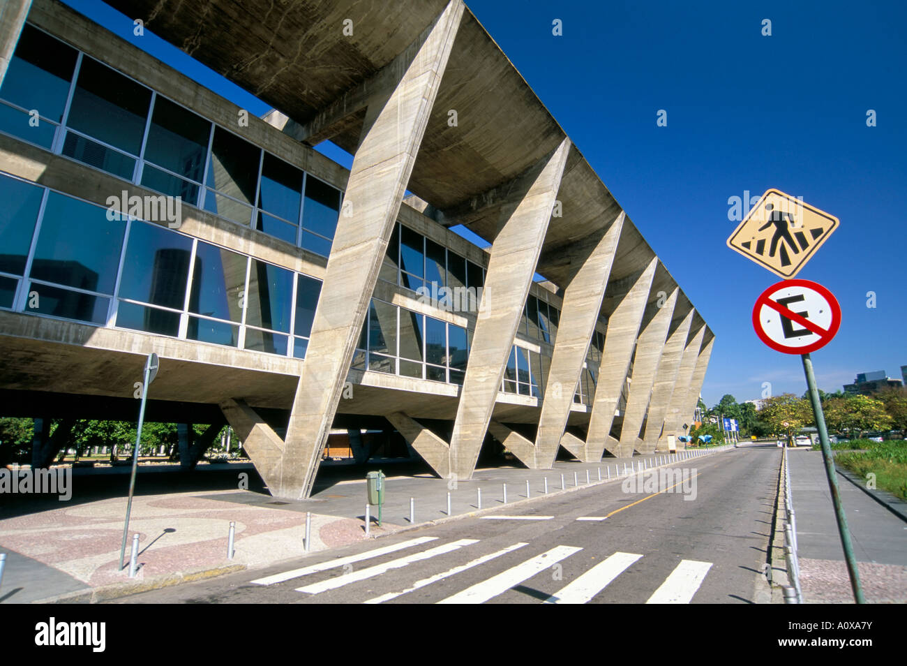 Mam Rio Modern Art Museum MAM Rio de Janeiro Brazil South America Stock Photo ...