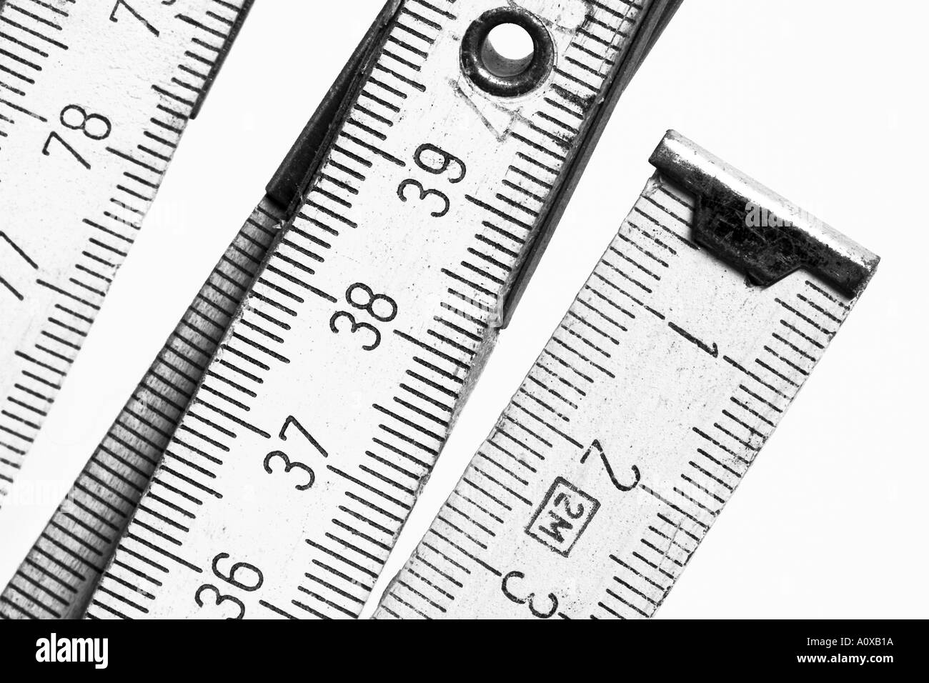 Ruler measure Black and White Stock Photos & Images - Alamy