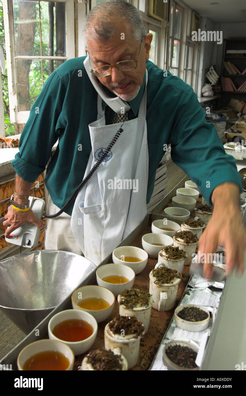 India West Bengal Kolkata Tea Industry Tea Brokers Tea tasting