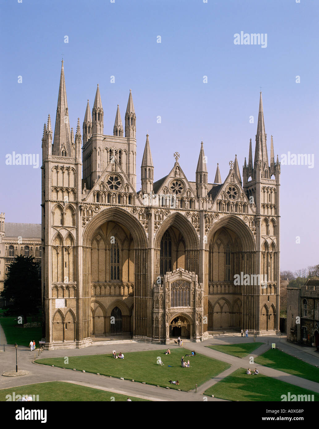Peterborough Cathedral Peterborough Cambridgeshire England United ...