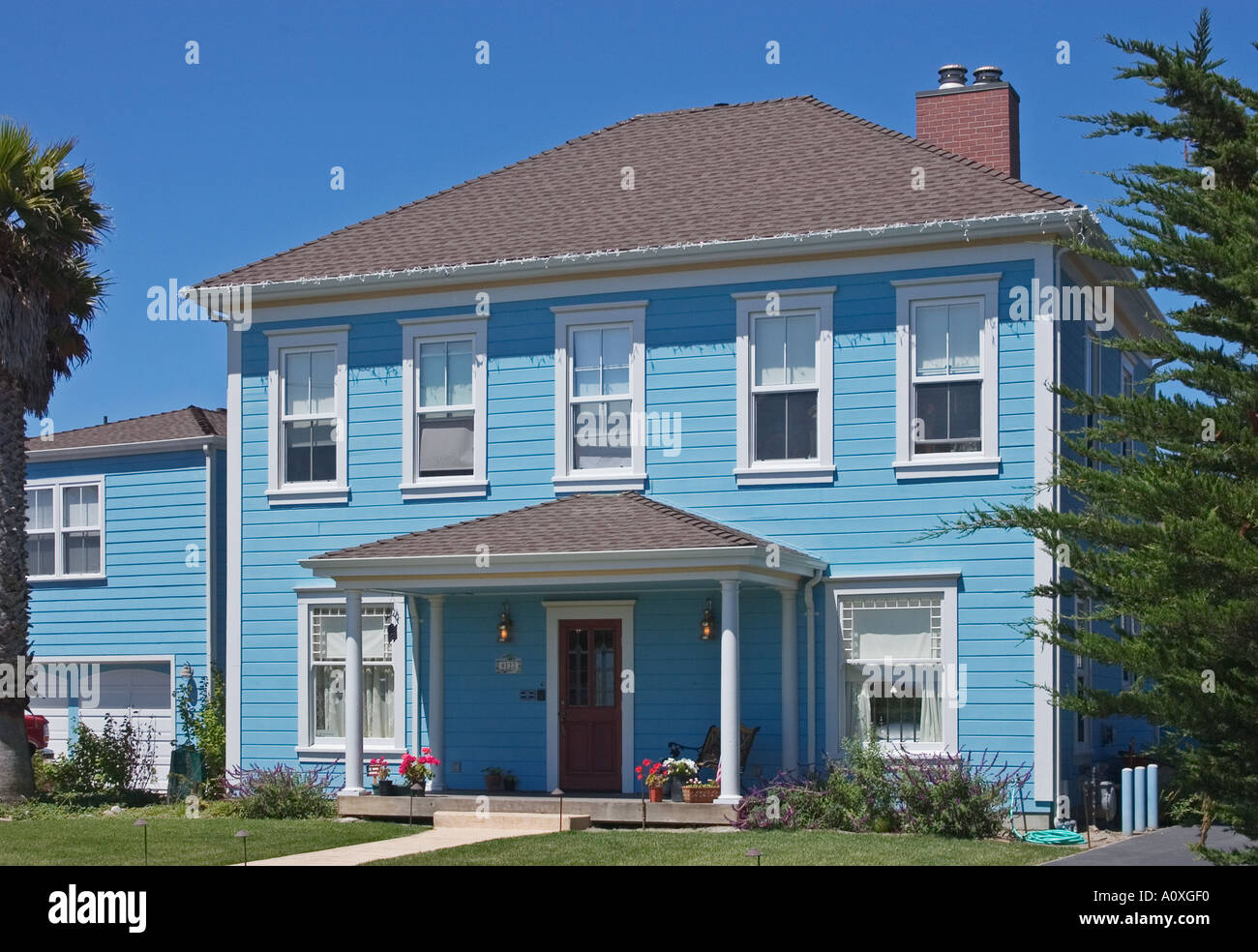 Exterior of The Captains Inn a BandB in Moss Landing Monterey County