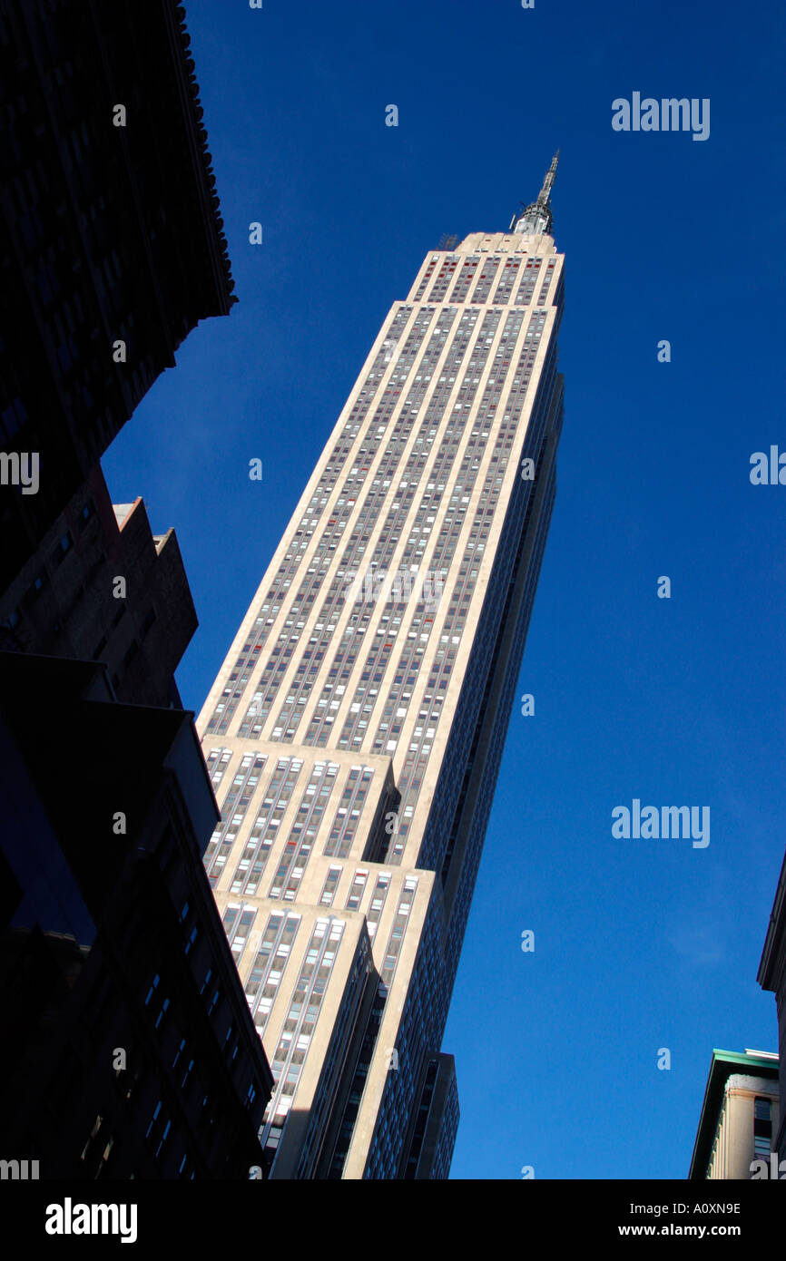 Empire State Building New York New York Stock Photo