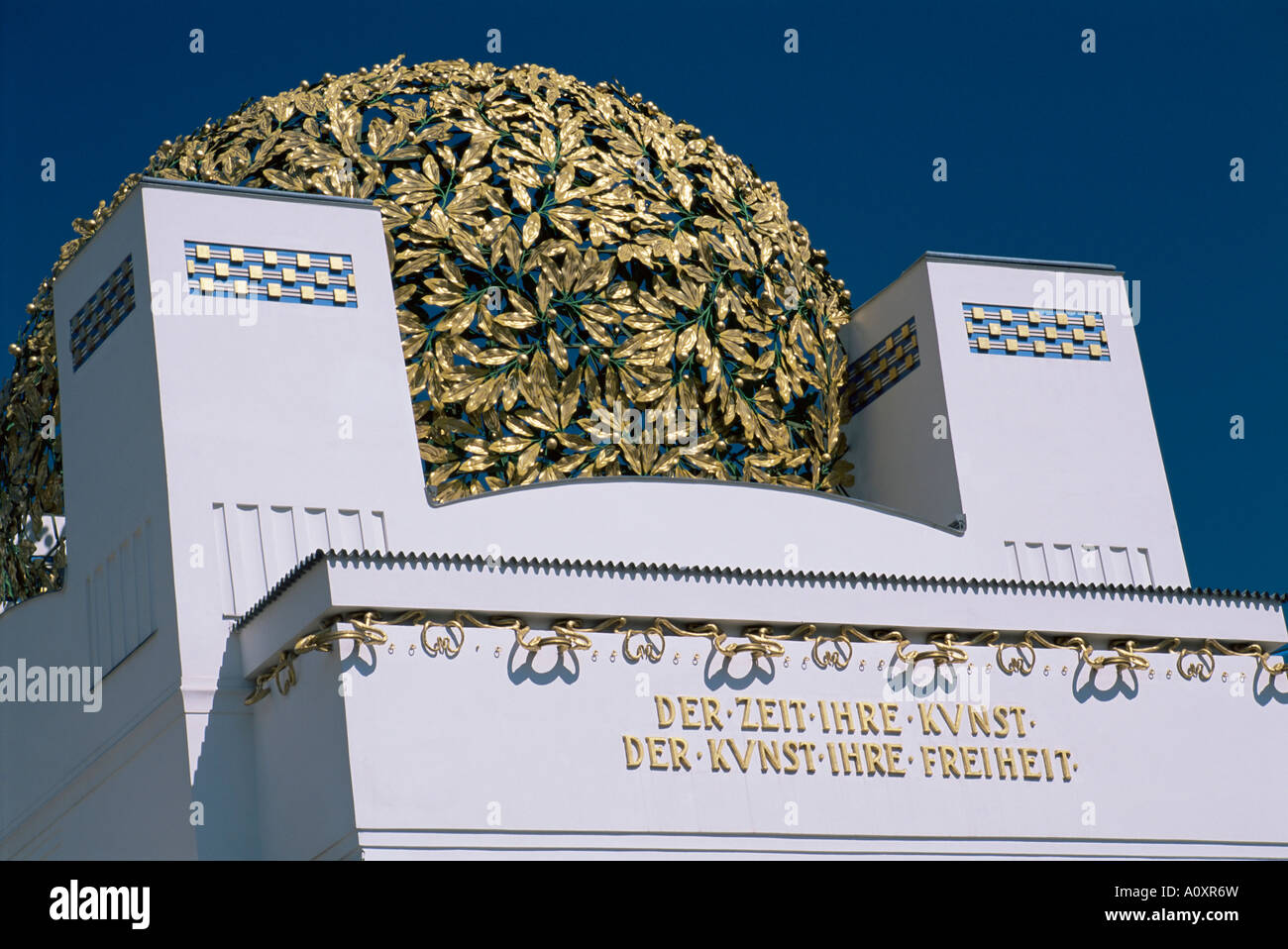 Secession Building with filigree globe Vienna Austria Europe Stock ...