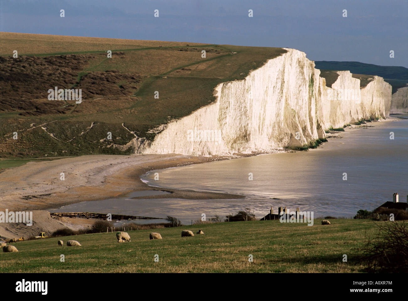 The Seven Sisters East Sussex England United Kingdom Europe Stock Photo