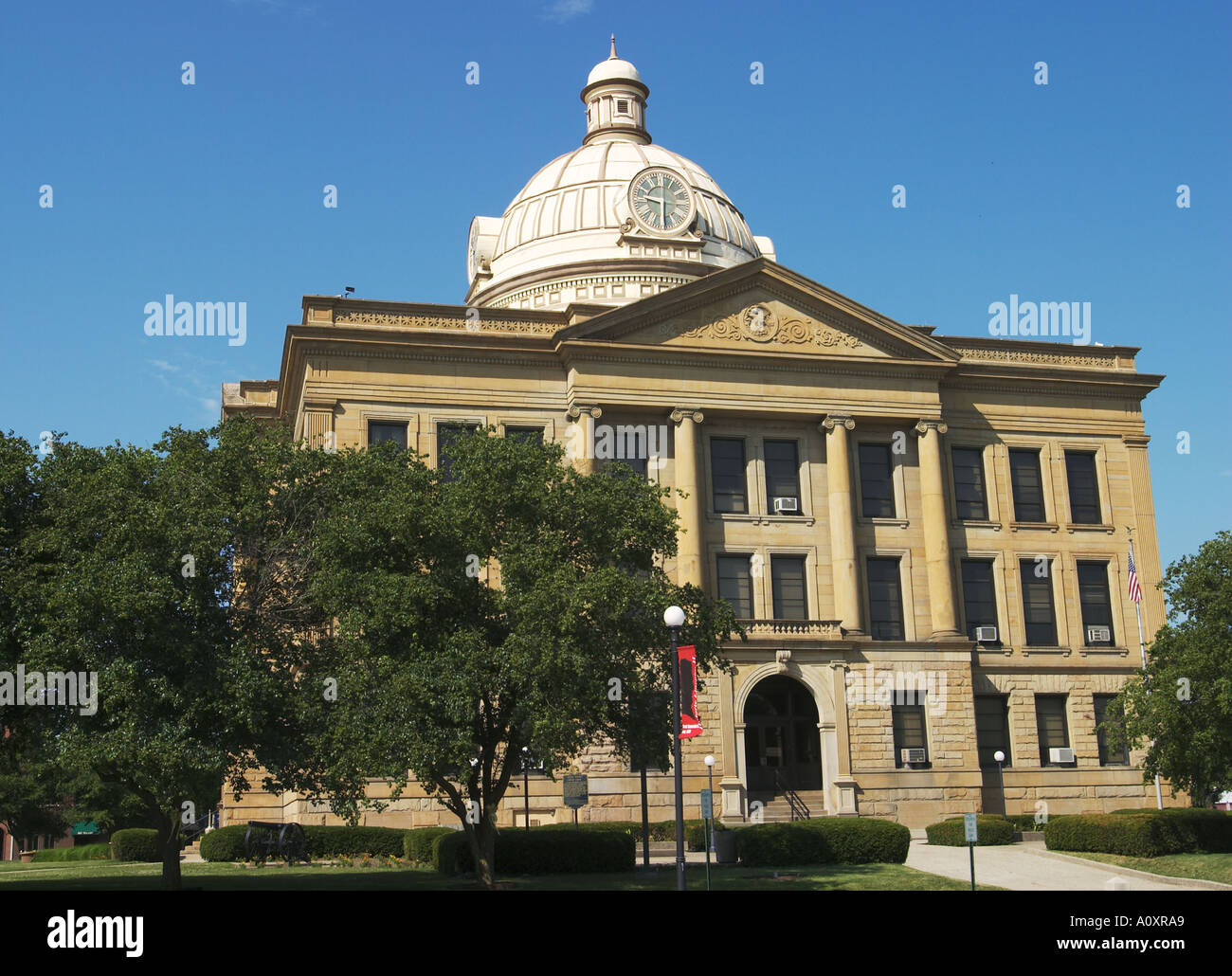 ILLINOIS Lincoln Logan County courthouse seat of government Stock Photo