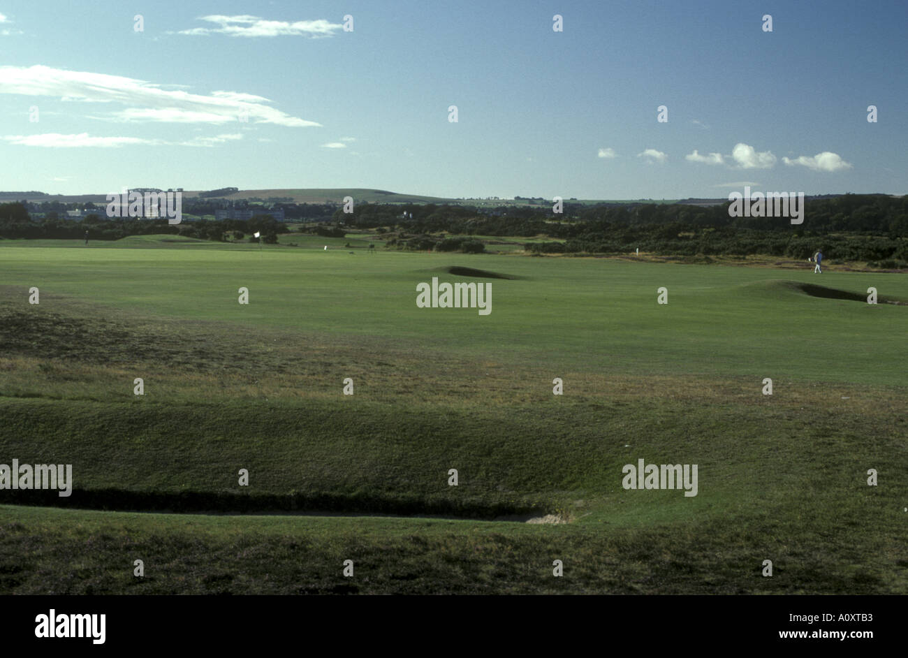 St Andrews Golf Course 9th Hole Stock Photo Alamy